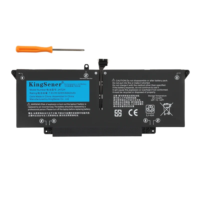 JHT2H 35J09 Battery for Dell Latitude 7310 7410 39Wh