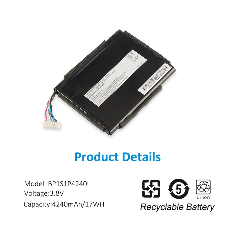 BP1S1P4240L Battery for Getac 441873000005 3.8V 4240mAh