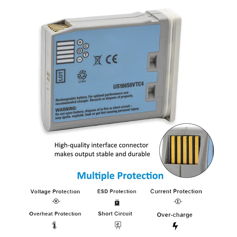 M4607A Battery for Philips MP2 X2 M8102A Patient ECG Monitor