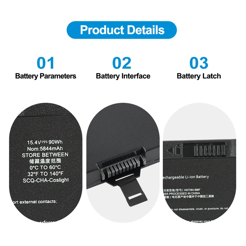 VX04XL Battery for HP ZBook 15 G5 G6 Workstation 90Wh