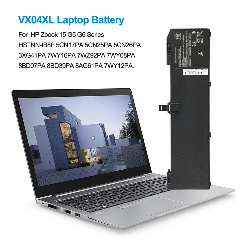 VX04XL Battery for HP ZBook 15 G5 G6 Workstation 90Wh