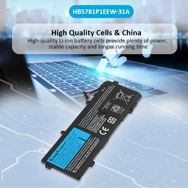 HB5781P1EEW-31A Battery for HUAWEI MateBook 14s HKD-W76