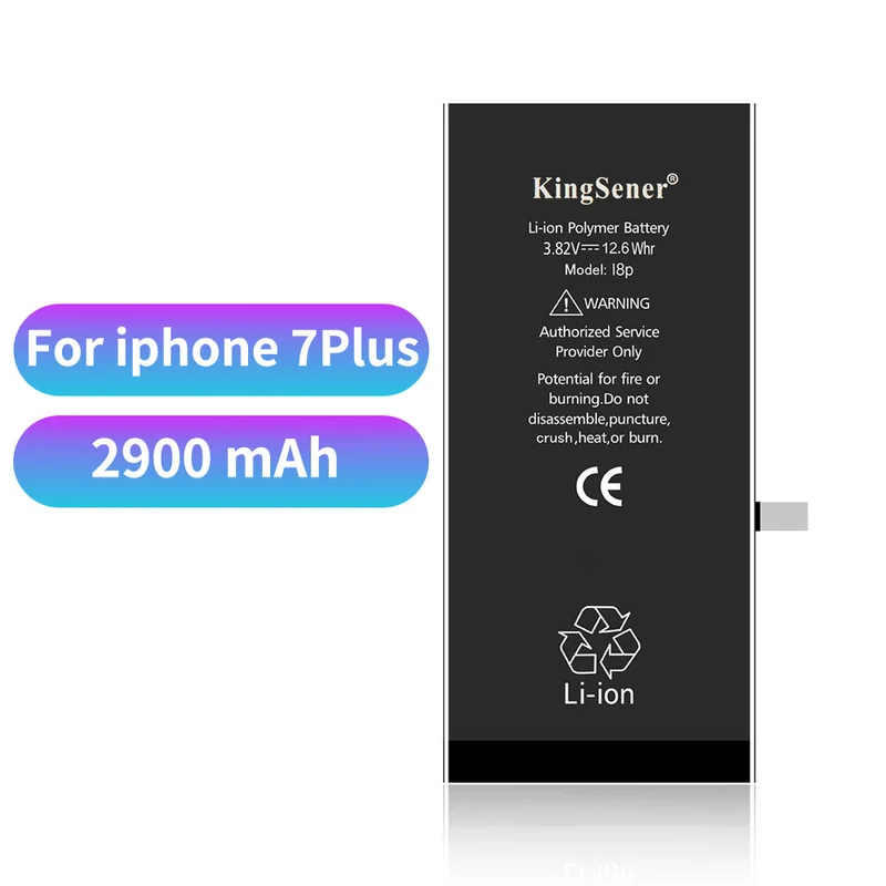 iPhone Battery For iPhone 13 Pro MAX 11 12 Mini 8 Plus 7 6S 6 Lithium Polymer Replacement Bateria 13ProMAX 8Plus 7Plus | KingSener