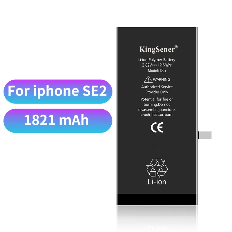 iPhone Battery For iPhone 13 Pro MAX 11 12 Mini 8 Plus 7 6S 6 Lithium Polymer Replacement Bateria 13ProMAX 8Plus 7Plus | KingSener