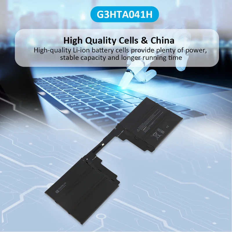 G3HTA041H Battery for Microsoft Surface Book 2 15-inch 1793 Keyboard 62.2Wh
