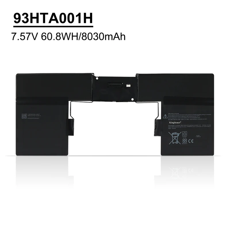 DYNH01 Replacement Battery for Microsoft Surface Book 2 15 inch 1813 Enhanced Version Tablet — 7.57V 23.2Wh