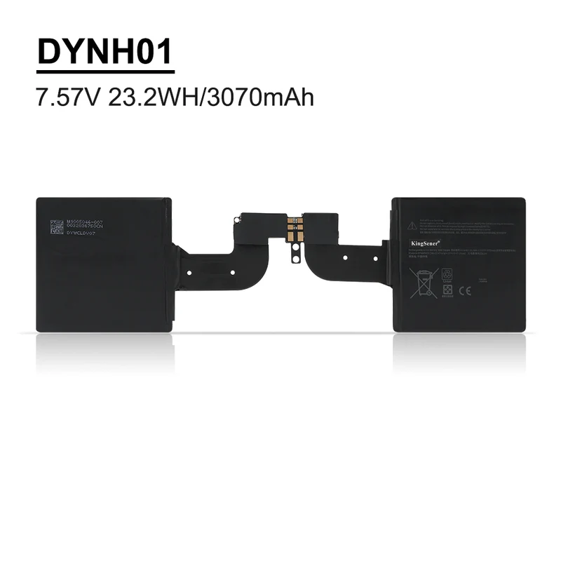DYNH01 Replacement Battery for Microsoft Surface Book 2 15 inch 1813 Enhanced Version Tablet — 7.57V 23.2Wh