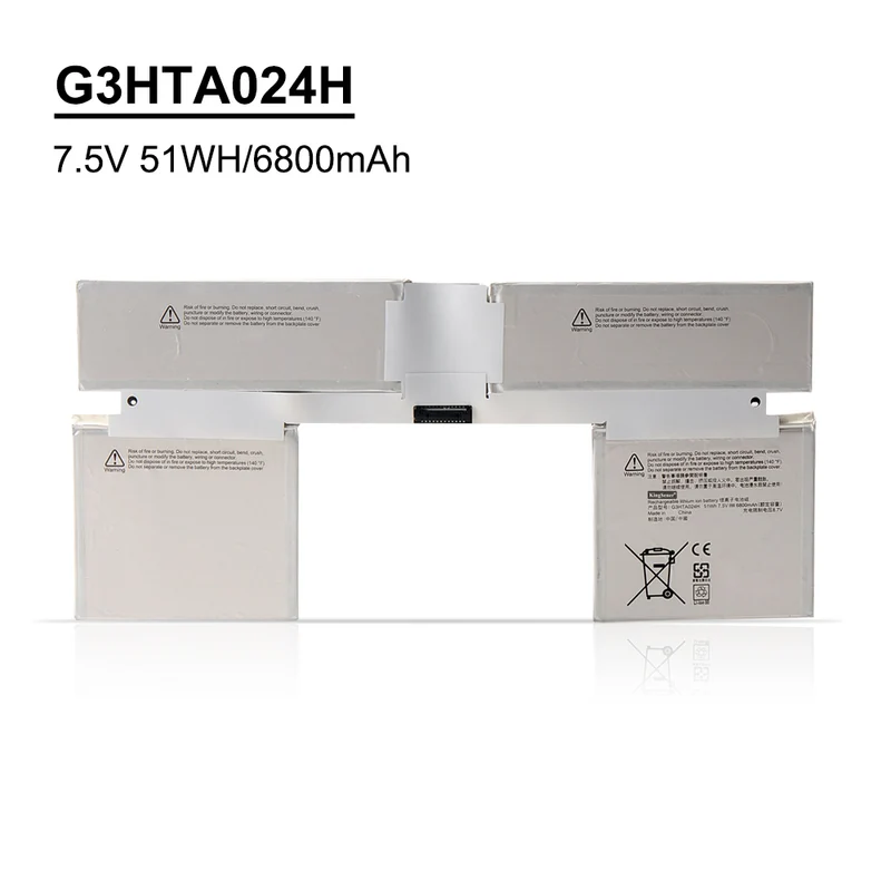 DYNH01 Replacement Battery for Microsoft Surface Book 2 15 inch 1813 Enhanced Version Tablet — 7.57V 23.2Wh