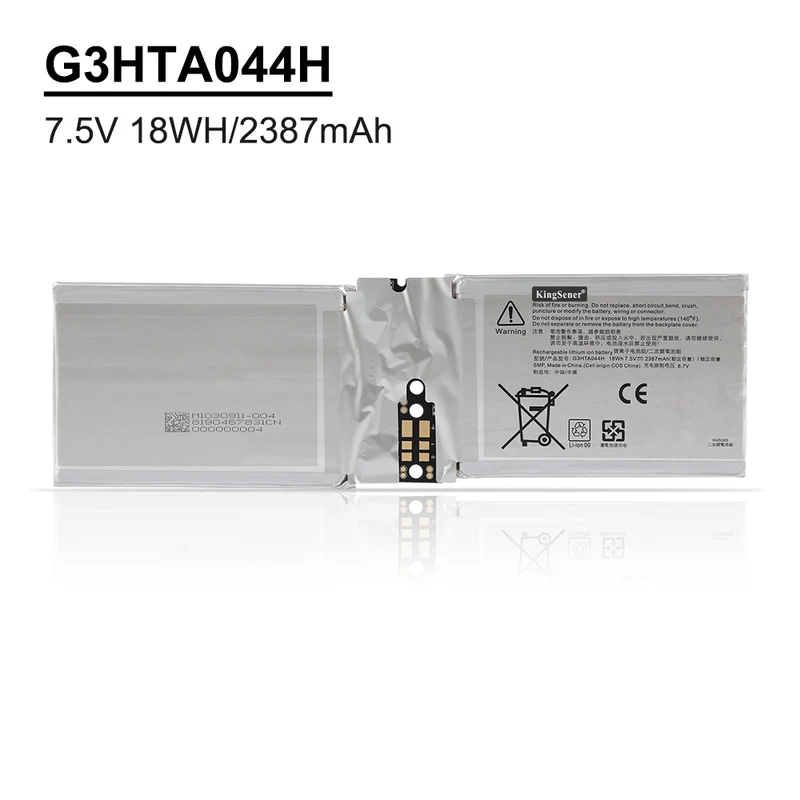 DYNH01 Replacement Battery for Microsoft Surface Book 2 15 inch 1813 Enhanced Version Tablet — 7.57V 23.2Wh