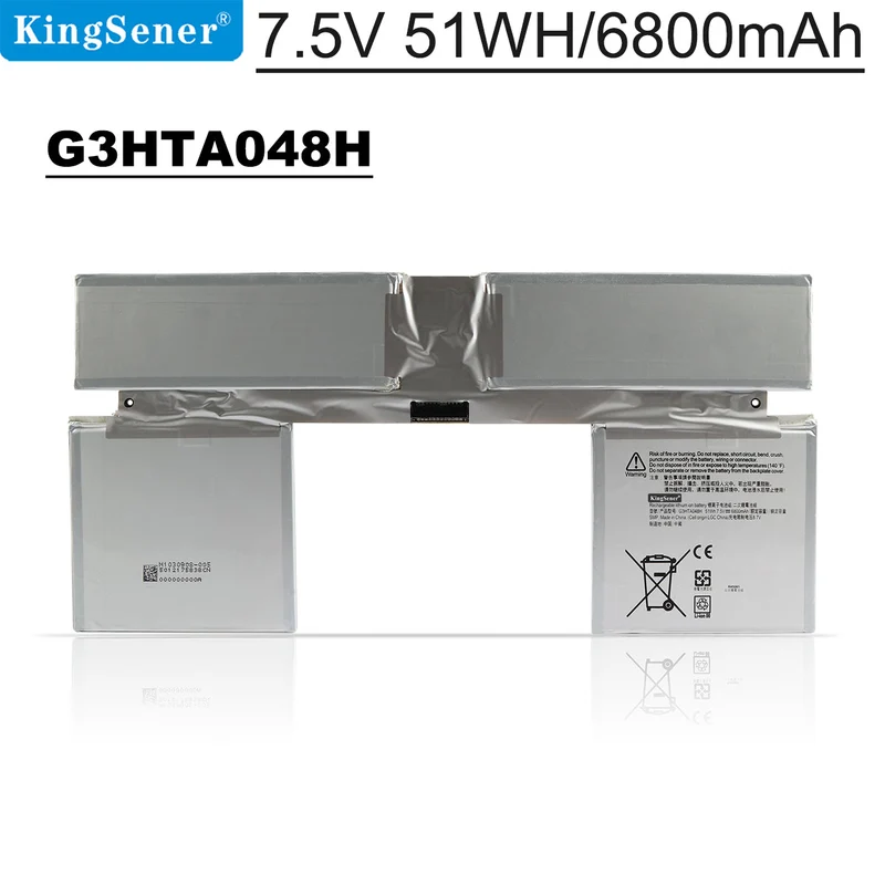 G3HTA048H Battery for Microsoft Surface Book 2 13.5-inch 1832 1834 51Wh