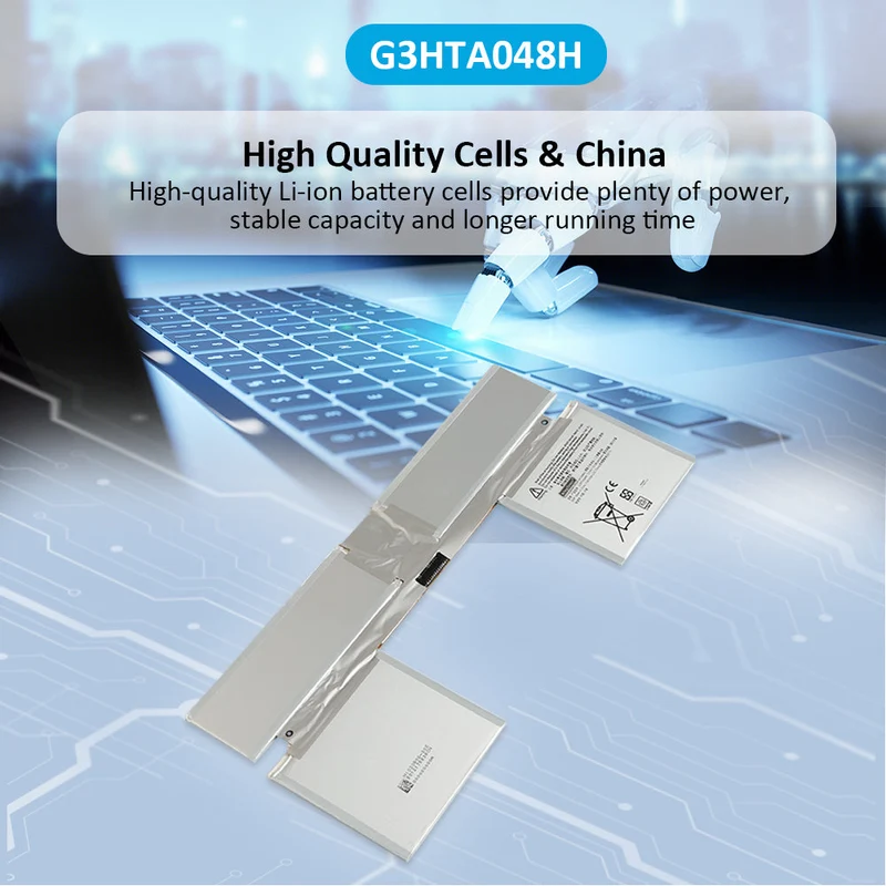 G3HTA048H Battery for Microsoft Surface Book 2 13.5-inch 1832 1834 51Wh