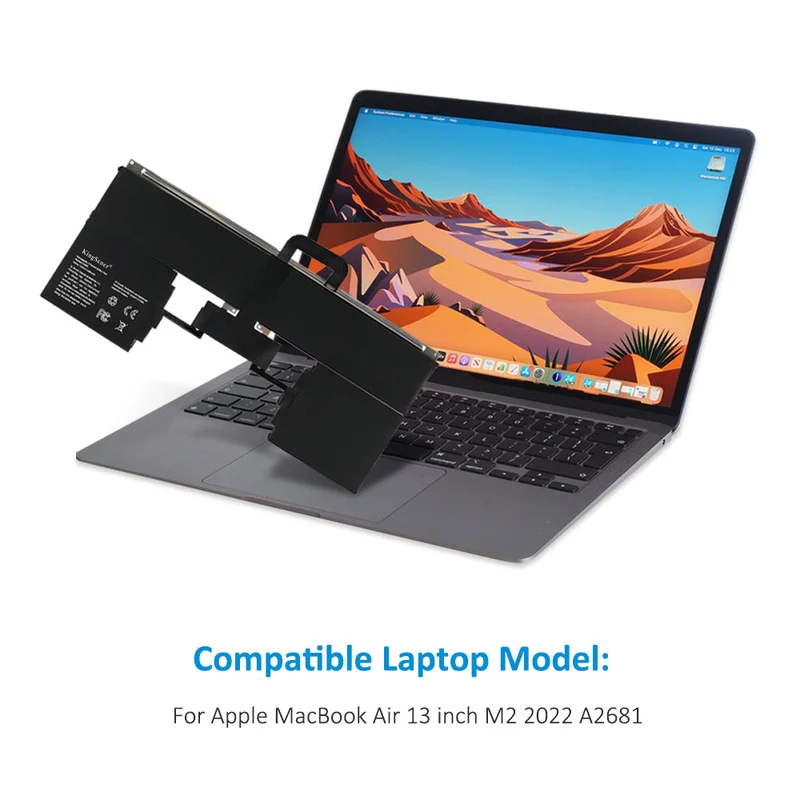 A2669 Battery for MacBook Air 13 M2 2022 A2681 52.6Wh