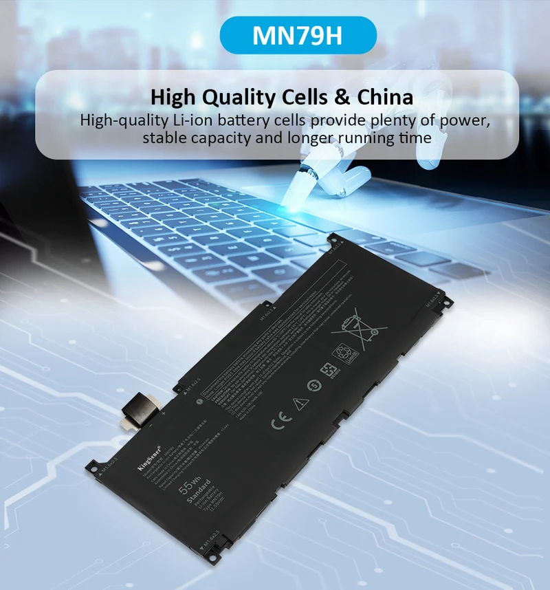 MN79H Battery for Dell XPS 13 Plus 9320 - 55Wh 11.55V