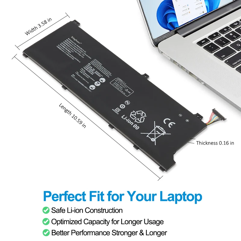 HB4692Z9ECW-22A Battery for Huawei MateBook D14 - 56Wh