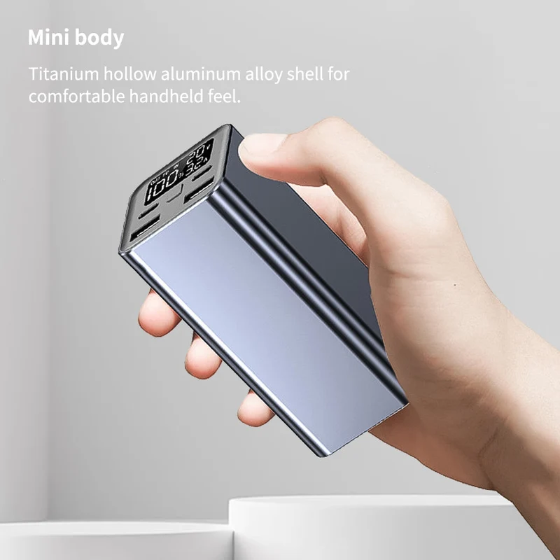 SXY-M2 20000mAh Laptop Power Bank PD65W Type-C Fast Charging