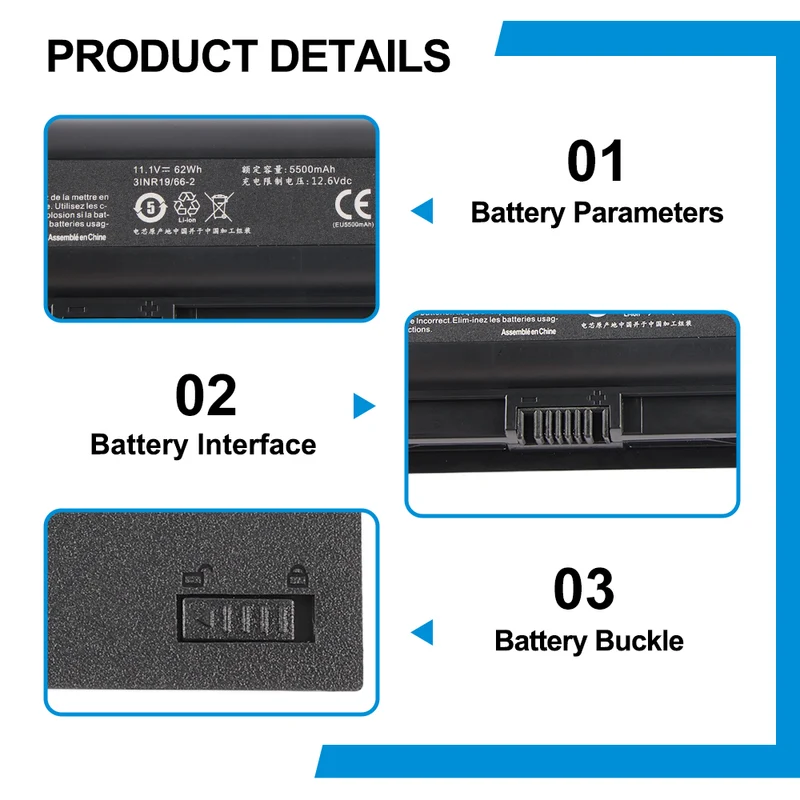 N950BAT-6 Laptop battery For Hasee ZX7-CP5G ZX7-CT5DA ZX8-CT5DA ZX8-CR5S1 TX7-CT5A1 TX8-CT5DH TX8-CT7DK GX9-CT5DK GX9-CT7DK DTX9-CU5DA TX9-CU5DK | KingSener
