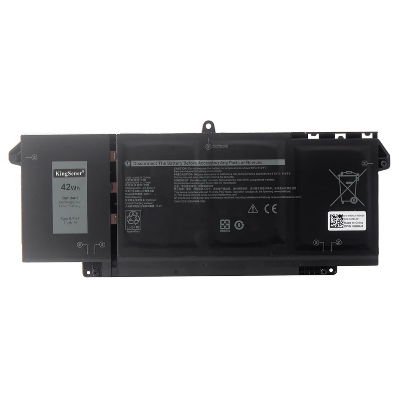 9JM71 11.4V 42WH Laptop battery Replacement For Dell Latitude 5320 7320 7420 7520 HDGJ8 MHR4G 7FMXV TN2GY 4M1JN 1PP63 | KingSener