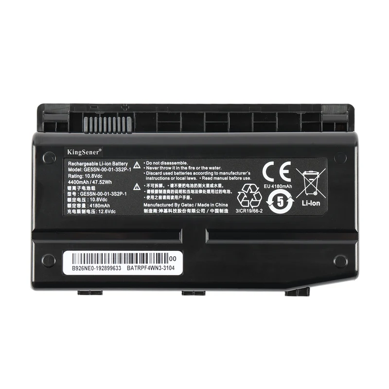 GE5SN-03-12-3S2P-0 Laptop Battery For MECHREVO X7TI X6TI-S X6Ti-M2 X6Ti-H X6Ti-E3 T1TI-781SN3 GE5SN-00-01-3S2P-1 GE5SN-00-12-3S2P-0 | KingSener