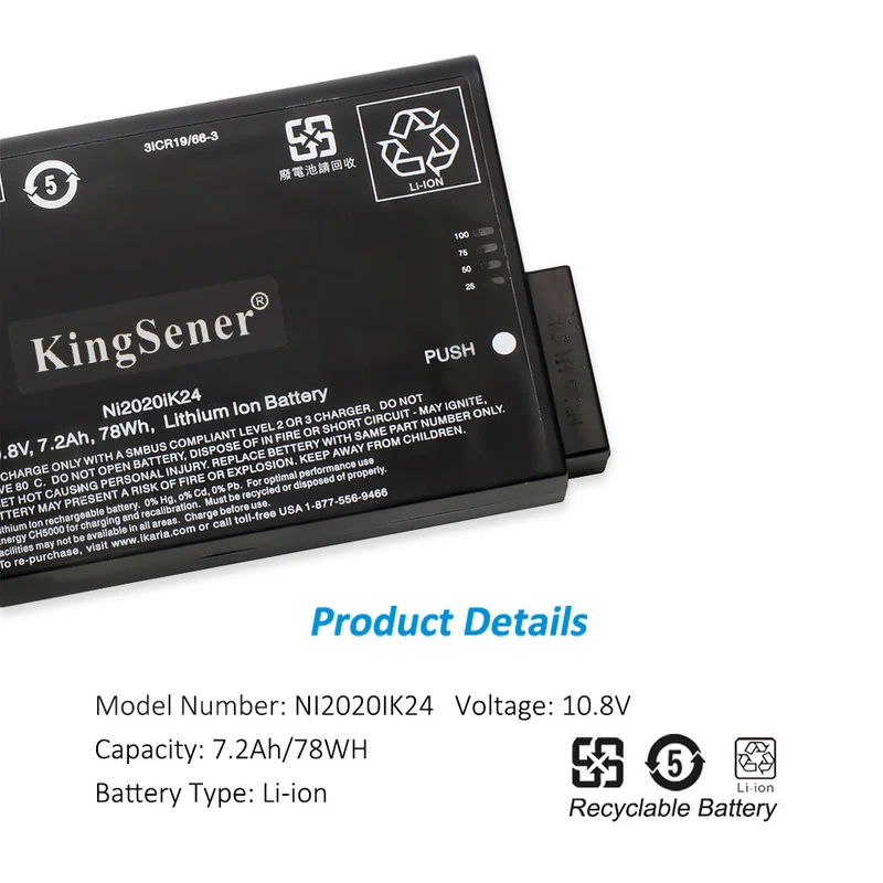 NI2020IK24 Instrument Battery For Agilent Inspired Energy NI2020 NI2020ED NI2020OL24 NI2020TS24 NI2020A24 Trimble 3D Laser Scanner Battery