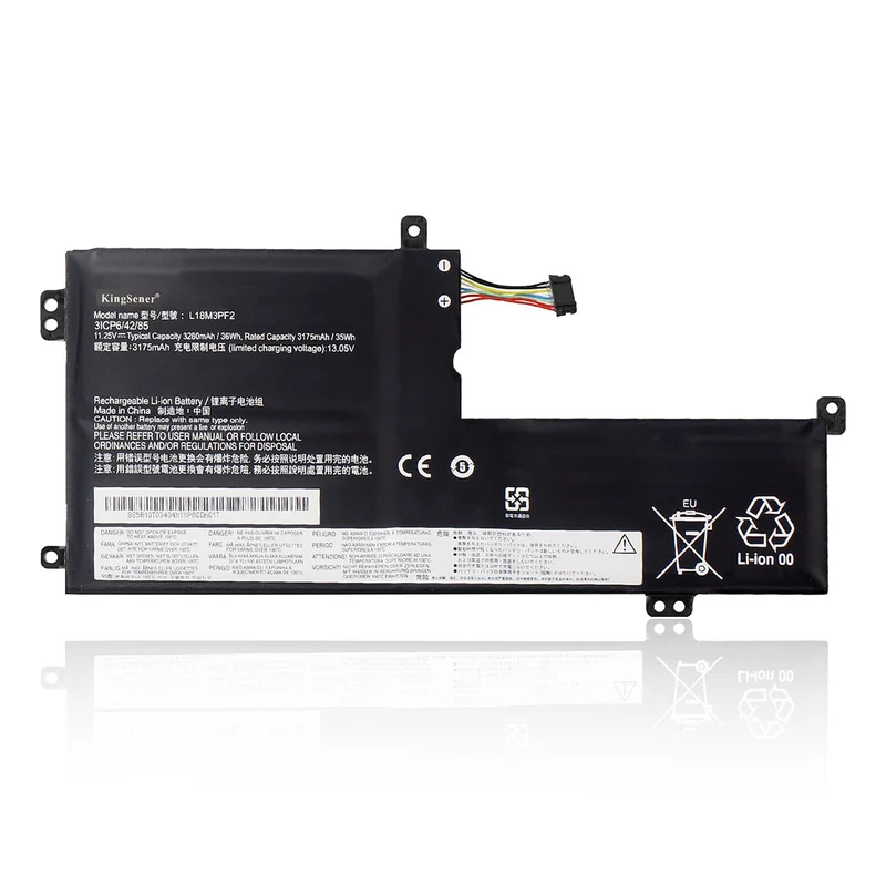 L18M3PF2 3280mAh/36WH Laptop Battery For Lenovo IdeaPad L340 L340-15API L340-15IWL V155-15API L18D3PF1 L18L3PF1 L18C3PF2 5B10T03402 | KingSener