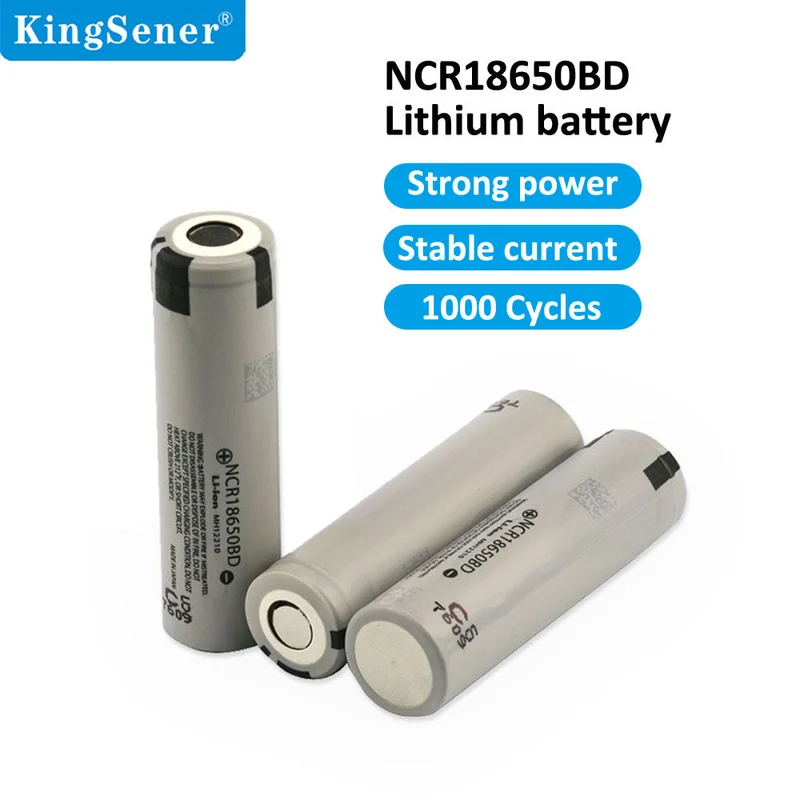 NCR18650BD 3180mAh 10A 3.7V Battery for Panasonic | Flat Top Li-ion
