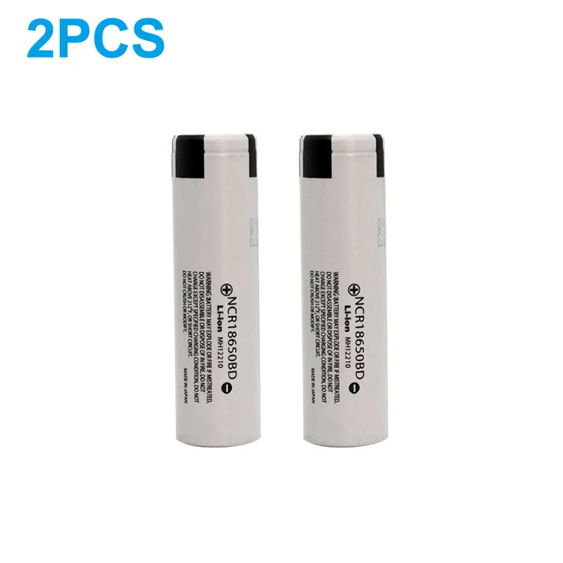 NCR18650BD 3180mAh 10A 3.7V Battery for Panasonic | Flat Top Li-ion