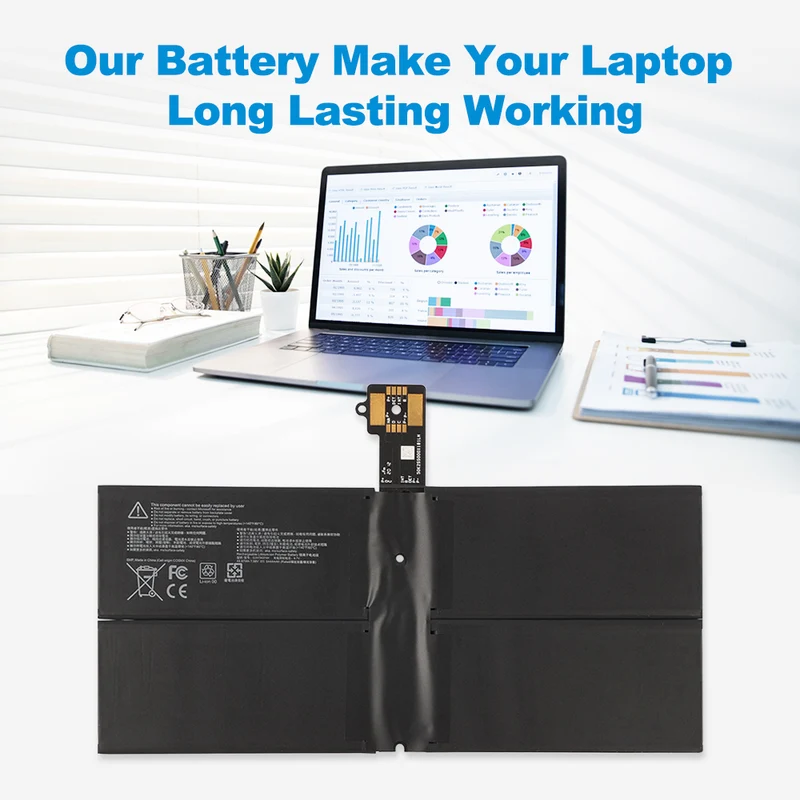 G3HTA074H 48.87WH/6444mAh Tablet Battery For Microsoft Surface Pro 7+ Plus 1960 GA3HTA025H G3HTA073H DYNH03 | KingSener