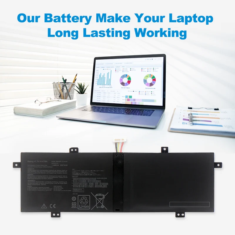 C21N1833 Laptop Battery For Asus ZenBook 14 UM431 UM431DA-AM020T UX431 UX431FA UX431FN VivoBook S14 S431FA S431FL Series | KingSener