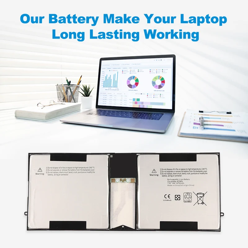 P21GU9 Laptop Battery For Microsoft Surface Pro 2 1601 Pro 1 1514 Series Tablet PC 7.4V 42WH | KingSener