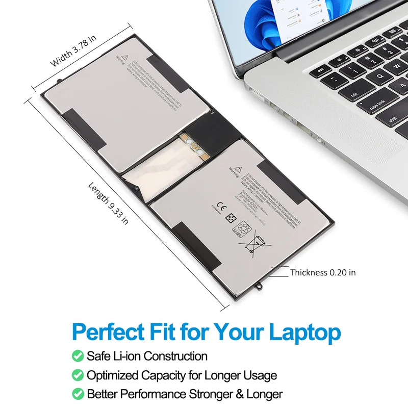 P21GU9 Laptop Battery For Microsoft Surface Pro 2 1601 Pro 1 1514 Series Tablet PC 7.4V 42WH | KingSener