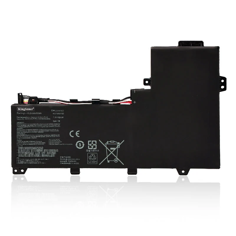 C41N1533 52Wh Laptop Battery Replacement for Asus Q524U Q534U Q524UQ Q524UQK Q534UX Q534UXK Q504UQ Q504UX ZenBook Flip UX560UQ UX560UX UX560UXK UX560UQK 4ICP3/63/120 | KingSener