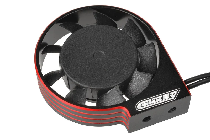 Corally Ventilateur Alu Ultra High Speed XF-40 40mm Rouge C-53116-1