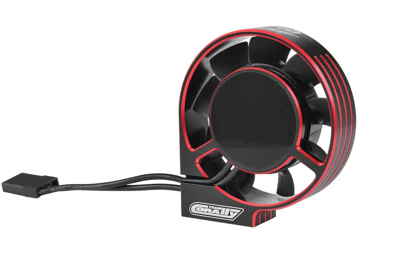 Corally Ventilateur Alu Ultra High Speed XF-40 40mm Rouge C-53116-1