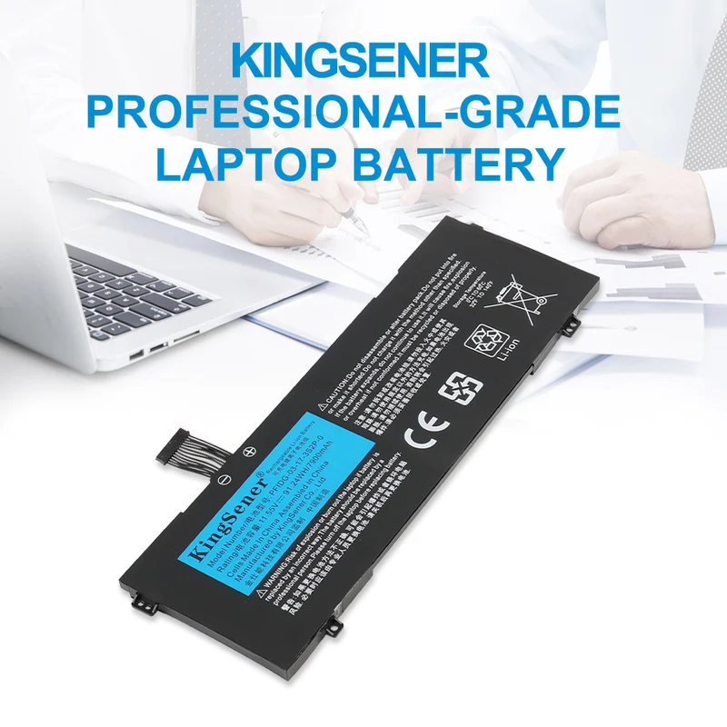 PFIDG-00-13-3S2P-0 Laptop Battery for MECHREVO Code 01 Air II S1 Plus For Medion Erazer Beast X10 Tongfang GM7MPHP Schenker VIA 15 PFIDG-03-17-3S2P-0 | KingSener