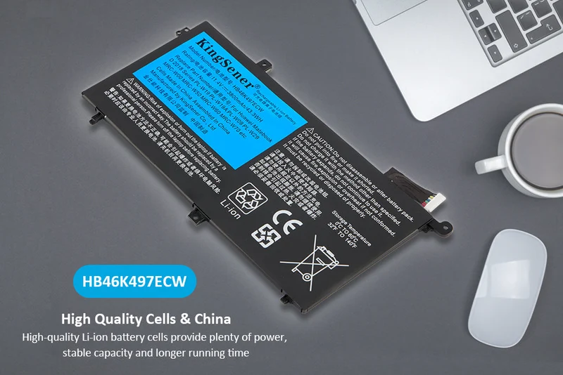 HB46K497ECW 3800mAh/42.2WH Laptop Battery For Huawei Matebook D 2018 PL-W19 MRC-W60 PL-W29 MRC-W00