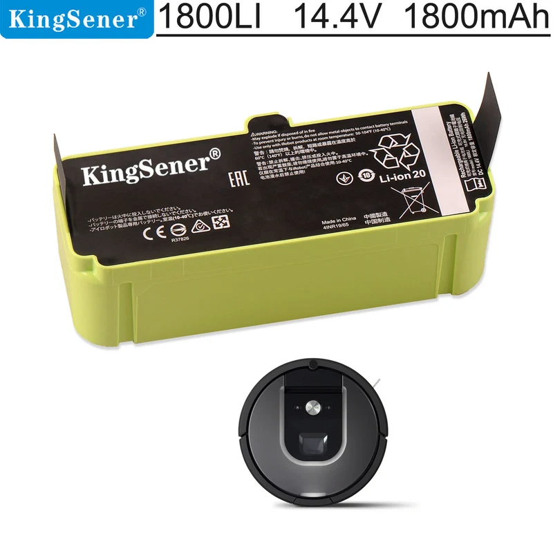 iRobot Roomba 980 960 880 650 Series Battery Replacement 1800LI 14.4V 26Wh