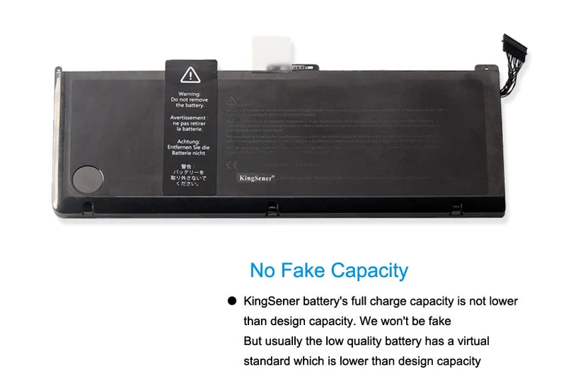 A1309 Laptop Battery for Apple MacBook Pro 17 Inch A1297 (only for Early-2009 Mid-2009 Mid-2010 Version) MC226/A MC226CH/A | KingSener