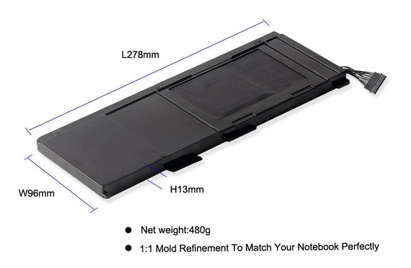 A1309 Laptop Battery for Apple MacBook Pro 17 Inch A1297 (only for Early-2009 Mid-2009 Mid-2010 Version) MC226/A MC226CH/A | KingSener