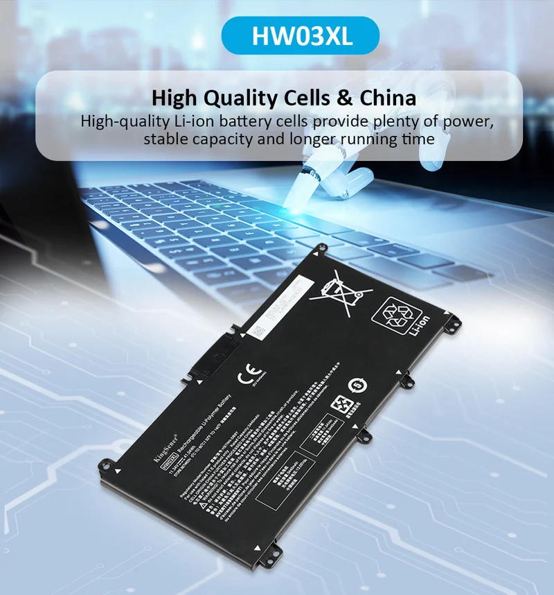 HW03XL Laptop Battery For HP Pavilion 15-EG 15-EH Series 15-EG0XXX 15-EH0XXX 15-eg1025cl 15-eg1053cl 15-eg1073cl 15-EH1254ng,HP Laptop 17-CN 17-CP Series | KingSener