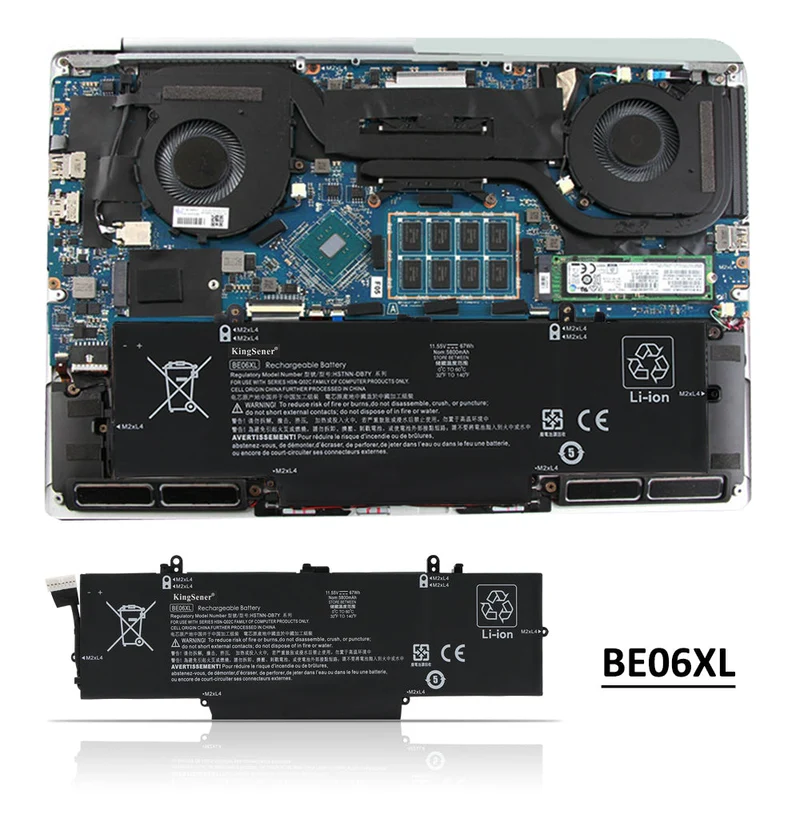 BE06XL Battery for HP EliteBook 1040 G4 Folio 14 — 11.55V 67Wh 5800mAh