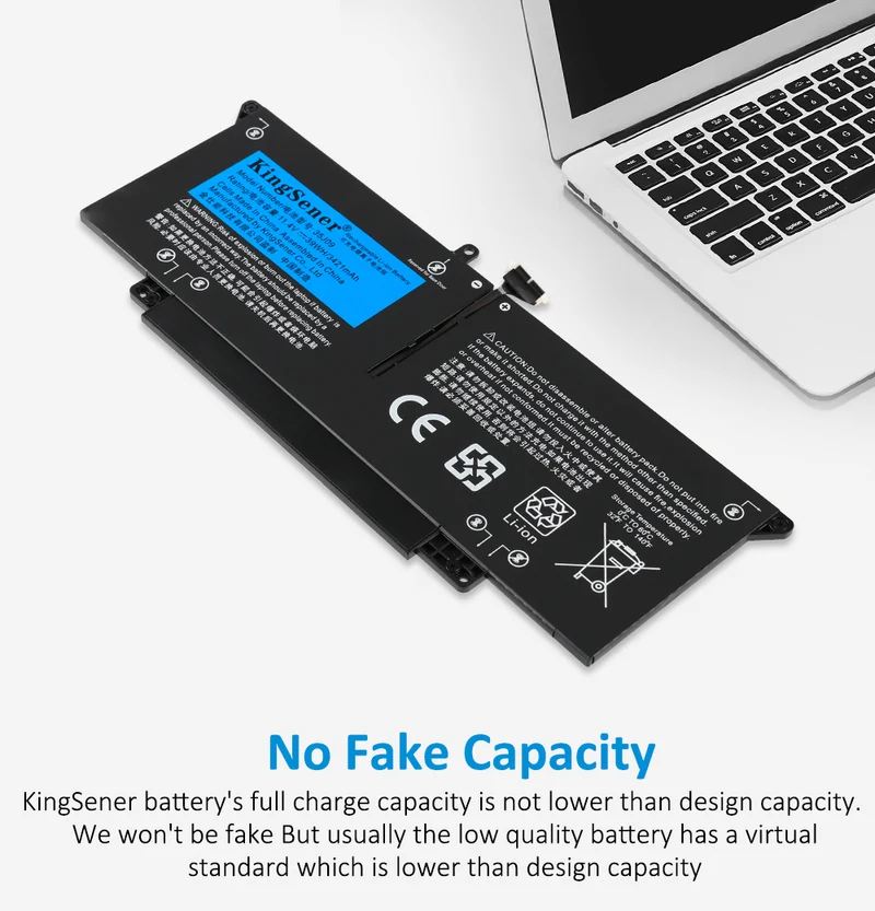 35J09 Laptop Battery Replacement For Dell Latitude 7310 7410 Series Notebook JHT2H 0YJ9RP 009YYF 07CXN6 04V5X2 0HRGYV 11.4V 3255mAh/39Wh | KingSener
