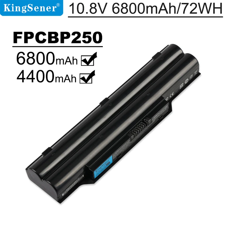 FPCBP250 4400mAh Battery For FUJITSU LifeBook A530 A531 AH530 AH531 LH701 LH520 LH522 FMVNBP186 FMVNBP189 CP477891-01 | US Stock