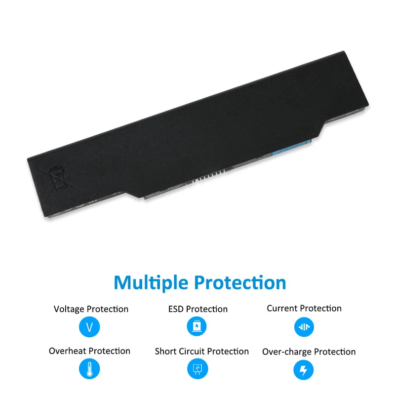 FPCBP250 4400mAh Battery For FUJITSU LifeBook A530 A531 AH530 AH531 LH701 LH520 LH522 FMVNBP186 FMVNBP189 CP477891-01 | US Stock