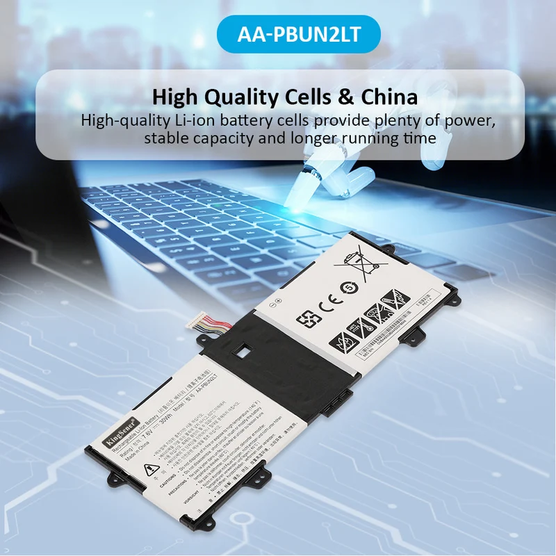 AA-PBUN2LT Battery Replacement For Samsung ATIV Book 9 NP900X3L NP900X3L-K01CN 900X3L 900X3L-K01 NT900X3L NT900X3L-K24 900X3M NT900X3M NT900X3P Series | Kingsener