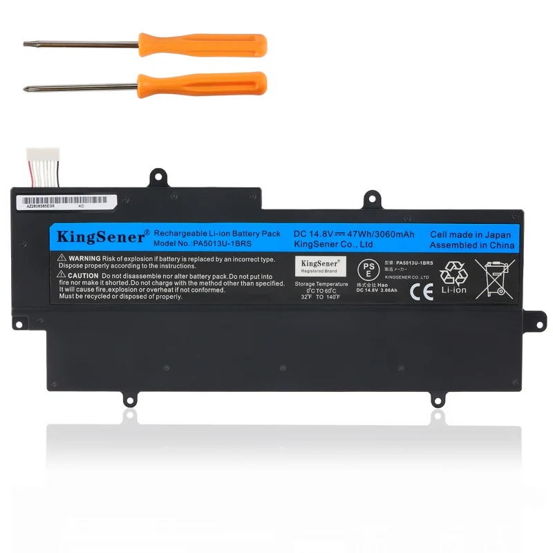 PA5013U-1BRS PA5013U Battery for Toshiba Portege Z830 Z835 Z930 Z935 Ultrabook PA5013 14.8V 3060mAh | CA Stock