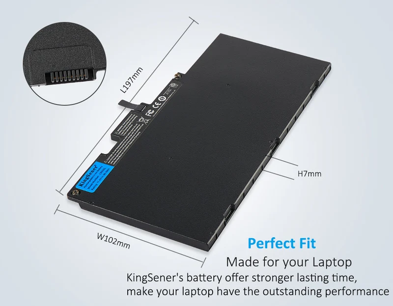 CS03XL 46.5WH Battery for HP EliteBook 740 745 840 G3 G4 ZBook 15u G3 G4 mt43 HSTNN-IB6Y HSTNN-DB6U 800513-001 800231-1C1 | CA Stock