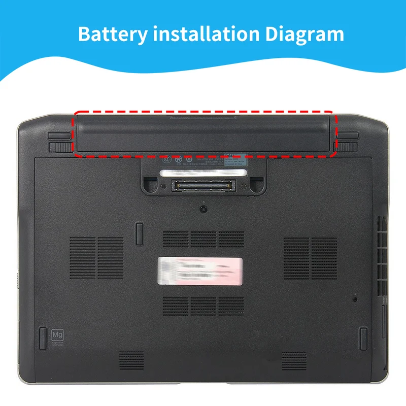 7FF1K 11.1V 32WH Laptop Battery Replacement For DELL e6320 e6330 e6220 e6230 e6120 frr0g kj321 k4cp5 j79x4 p7vrh rfjmw | KingSener