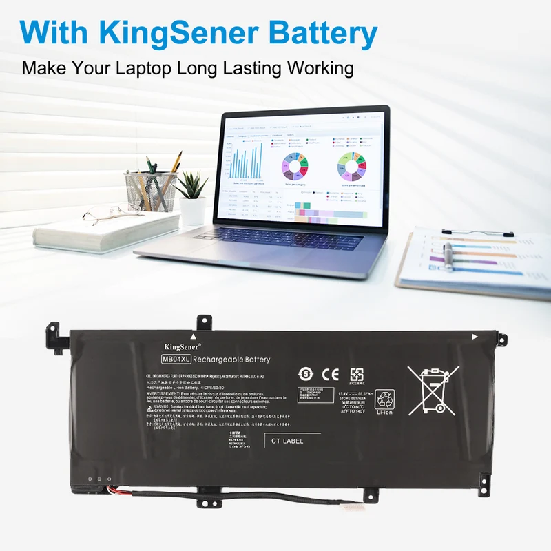 MB04XL Battery for HP Envy x360 M6-AQ 15-AQ 15-AR HSTNN-UB6X 15.4V 55.67Wh