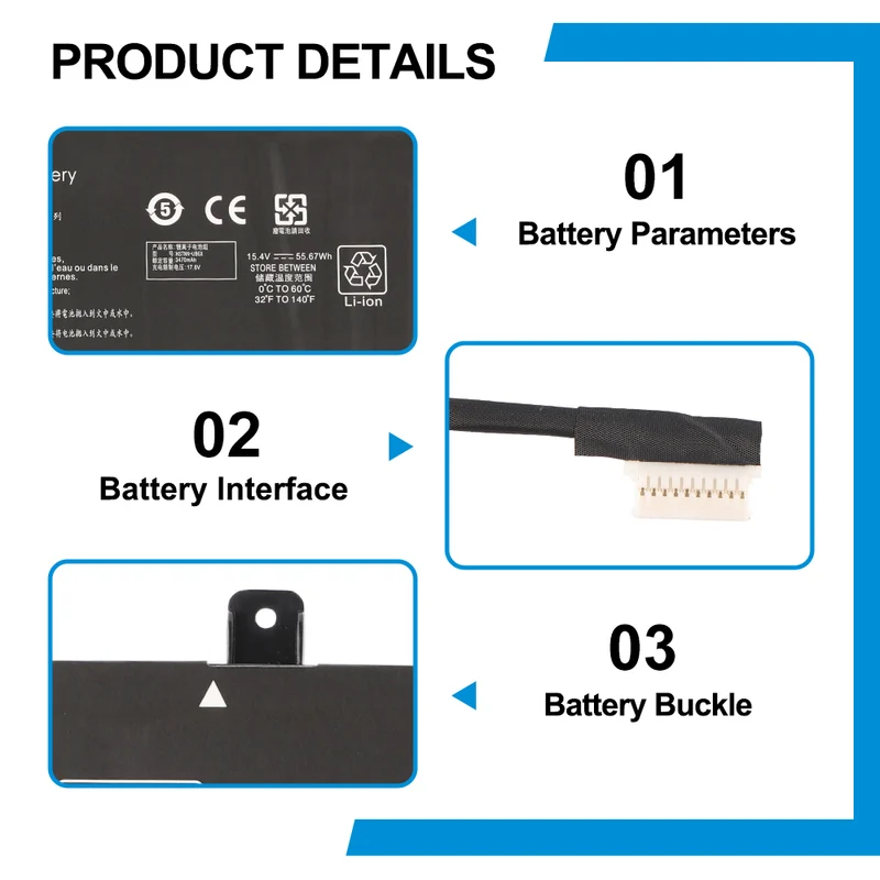 MB04XL Battery for HP Envy x360 M6-AQ 15-AQ 15-AR HSTNN-UB6X 15.4V 55.67Wh