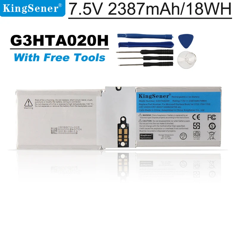 G3HTA020H DAK822470K Battery For Microsoft Surface Book 1st 1703 1704 1705 13.5 inch CR7-00005 Screen Battery | CA Stock